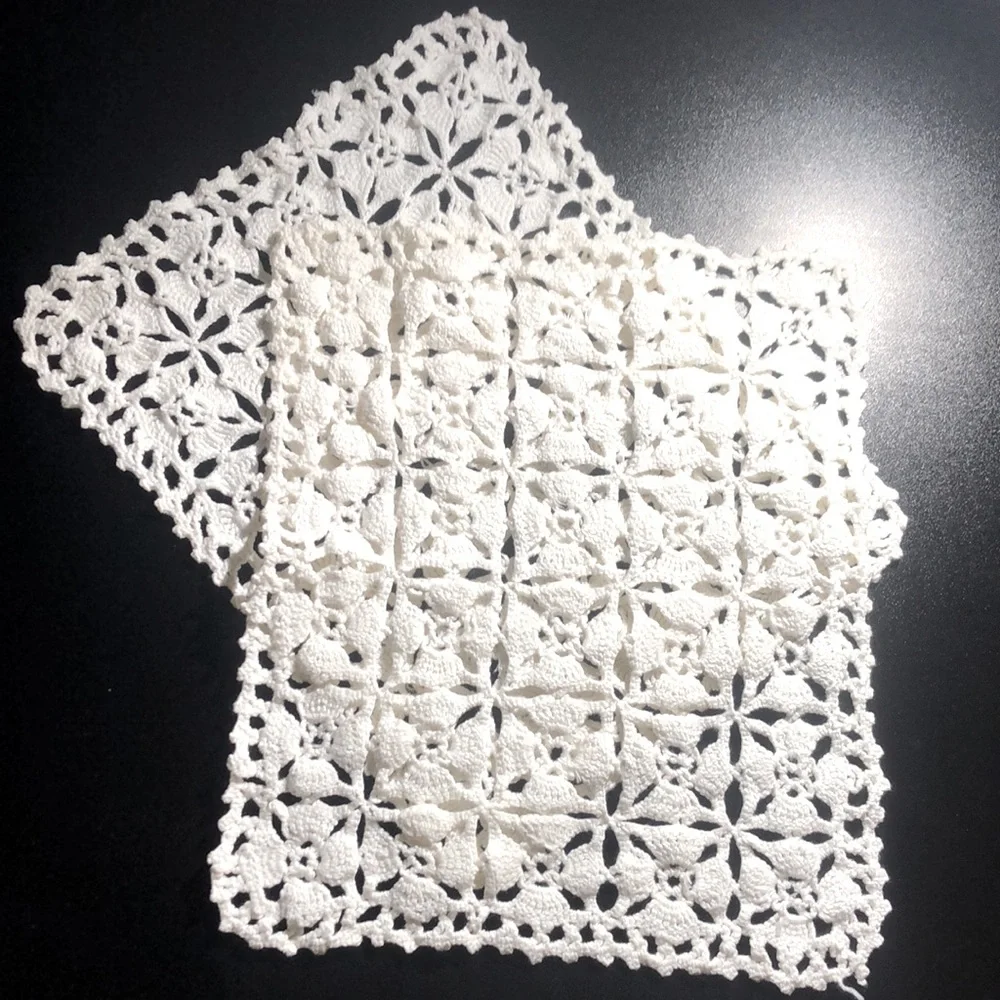 NEW LISTING! Vintage Crocheted Doilies Set